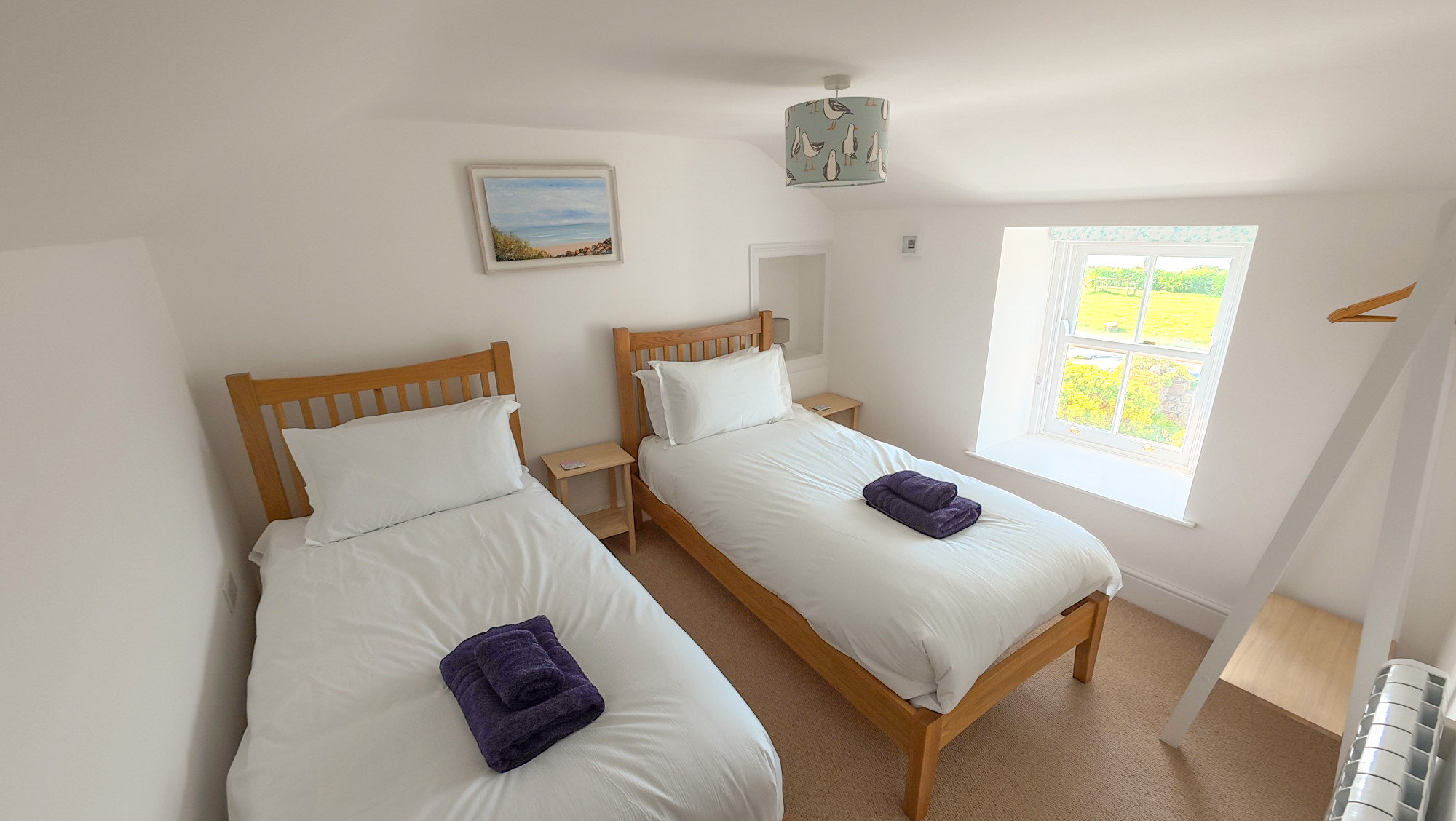 Twin room, with two single beds