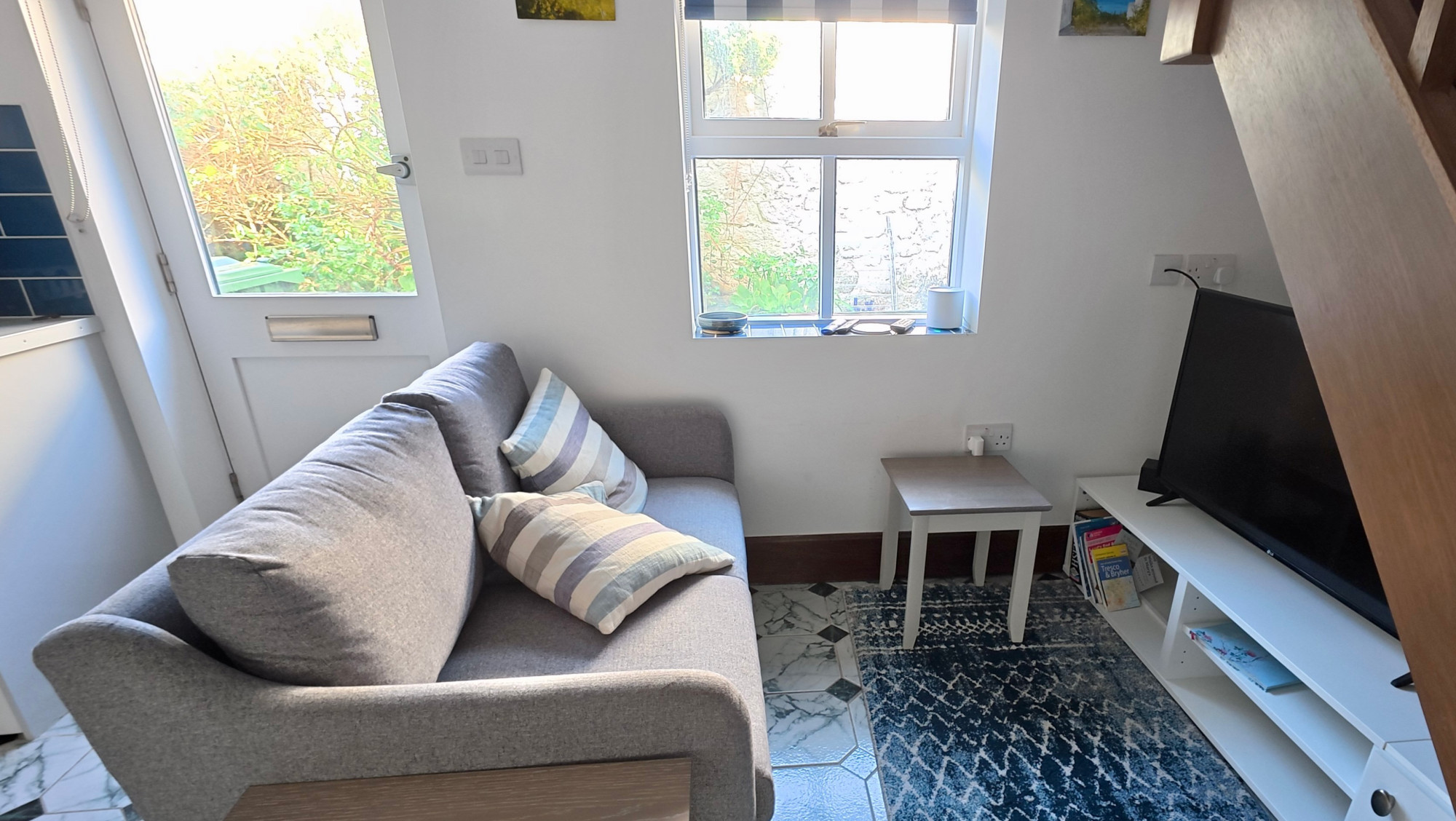 Seating area in extension