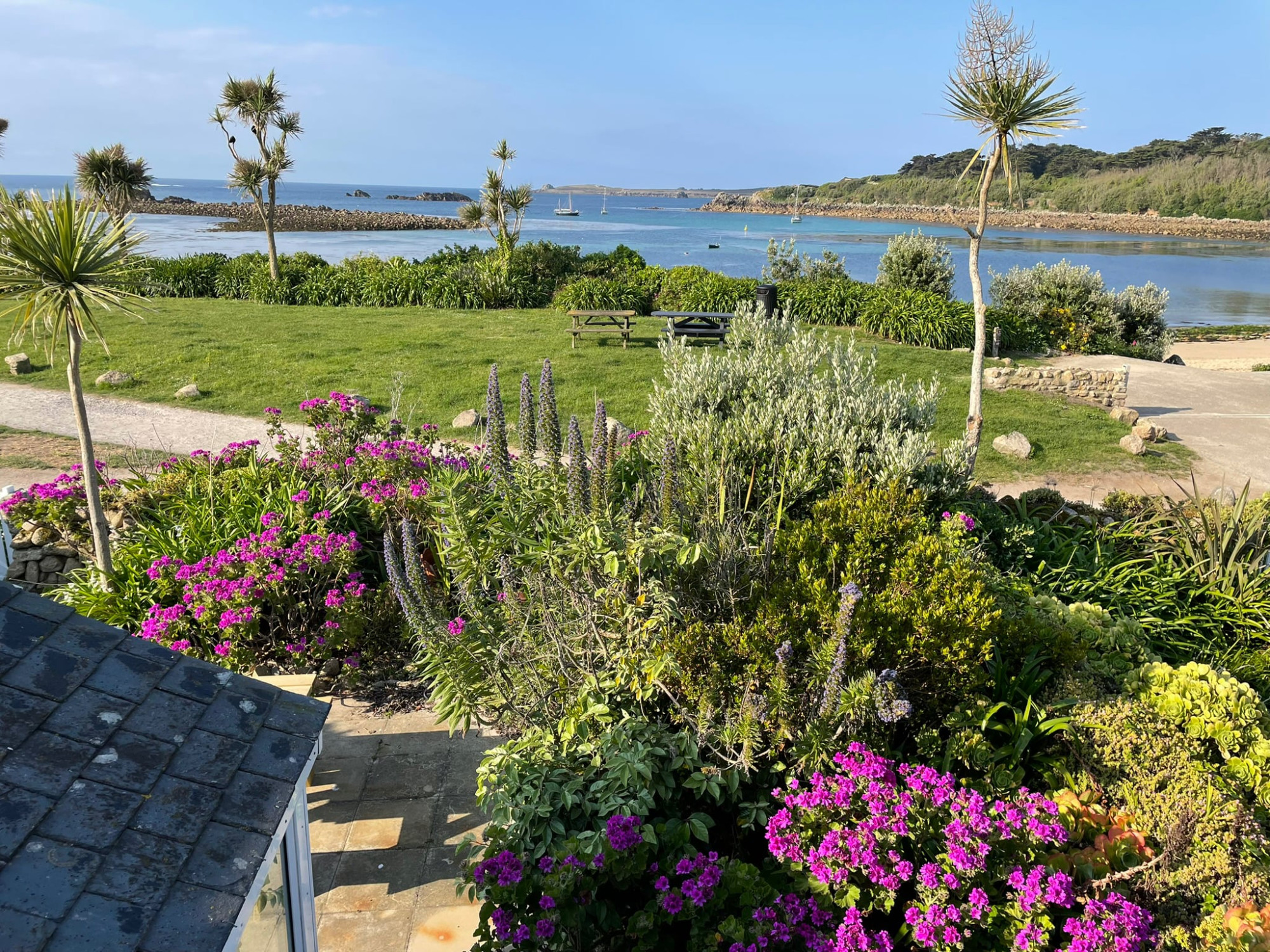 View from the main bedroom in Morva