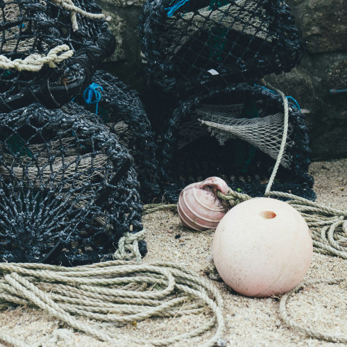 Fishing gear on Bryher, Isles of Scilly